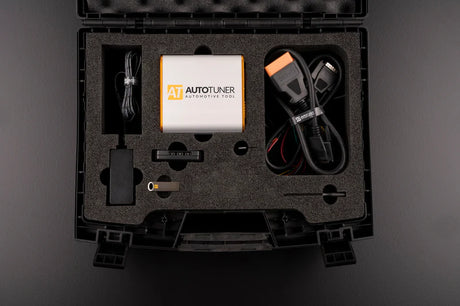 Shockproof Autotuner Tool carrying case and contents