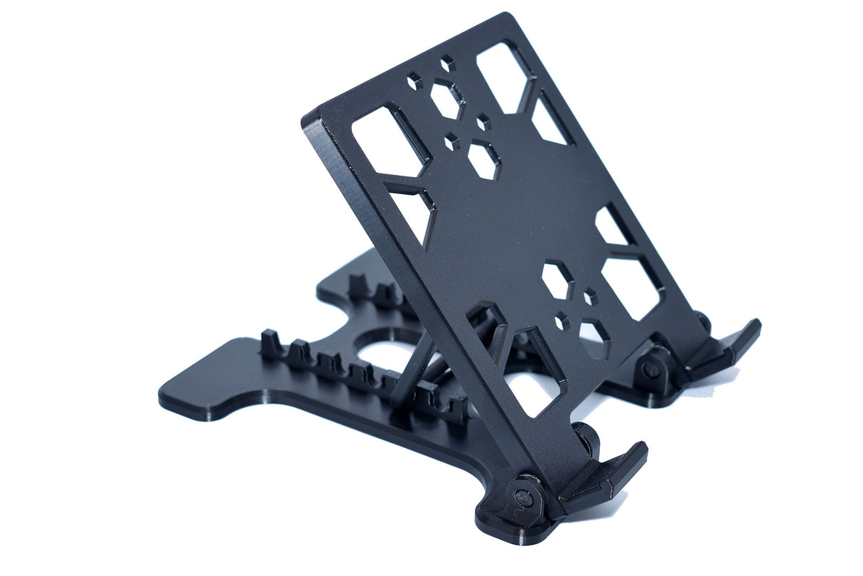Adjustable ECU Bench Stand | Secure, Angle‑Adjustable Holder for Bench Tuning and Diagnostics