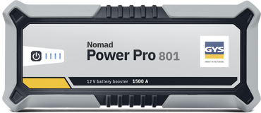 Nomad Power Pro 801 battery booster with GYS logo on a white background