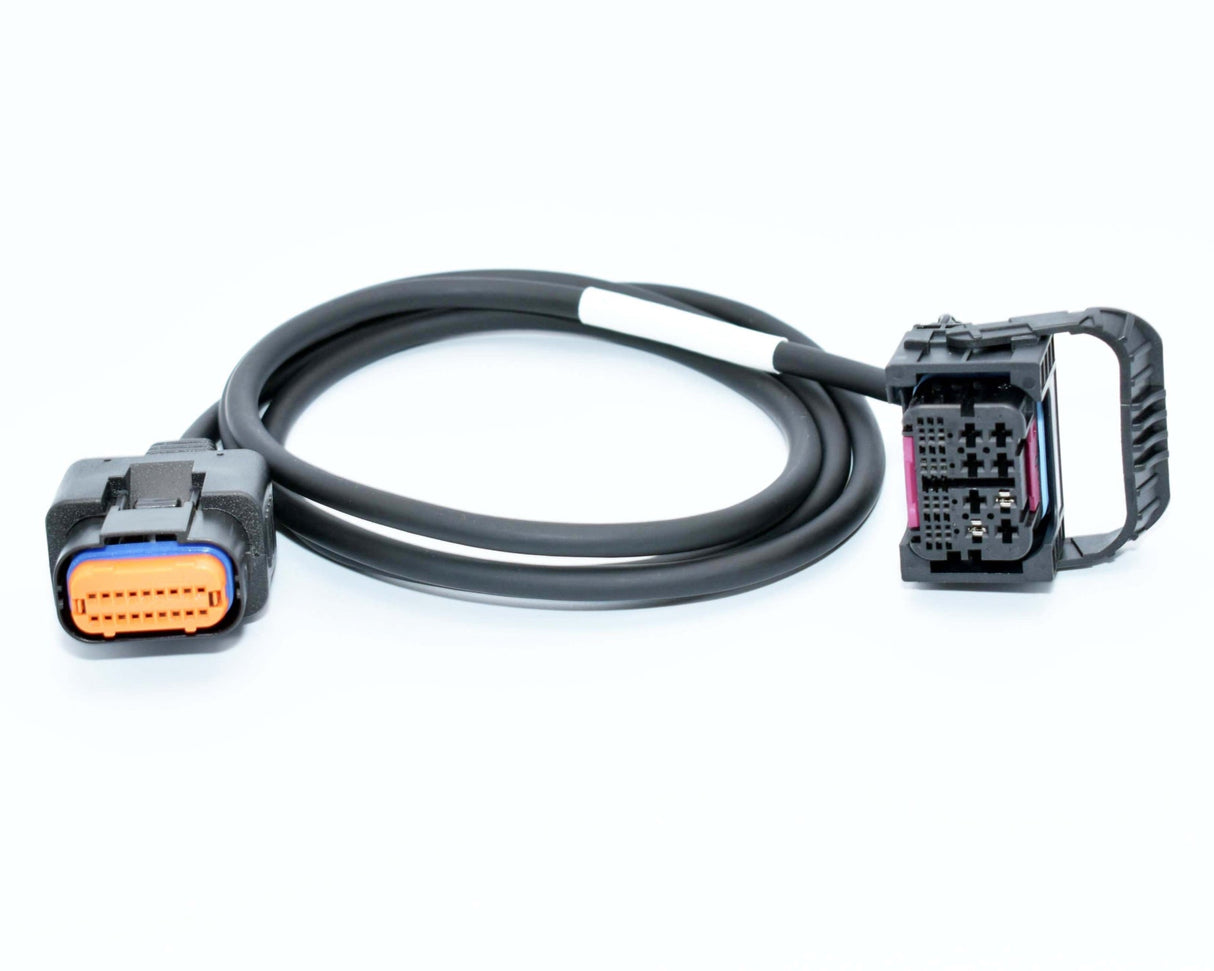 Bosch MD1CP001 Mercedes-Benz bench harness cable, 1.5 m, labeled PWR GND IGN CAN-H CAN-L for ECU flashing