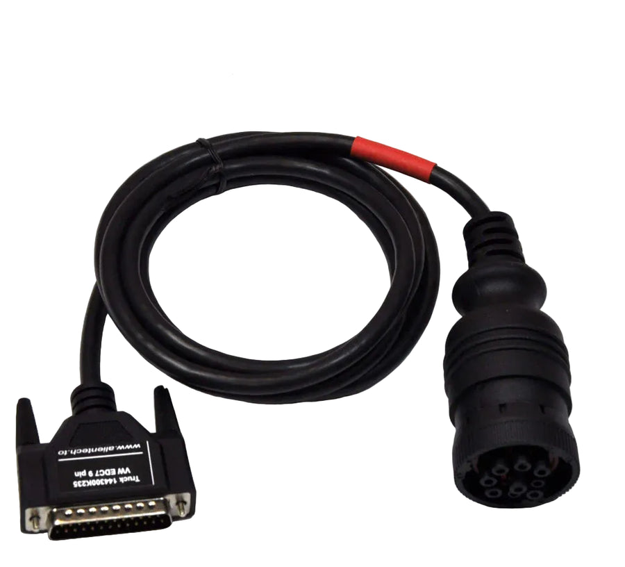 Alientech 144300K235 – Cummins / VW Truck 9-Pin Round Tuning Cable