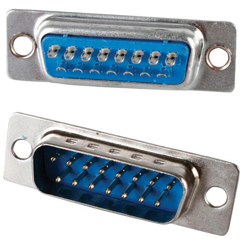15 Pin D-Sub Male Plug