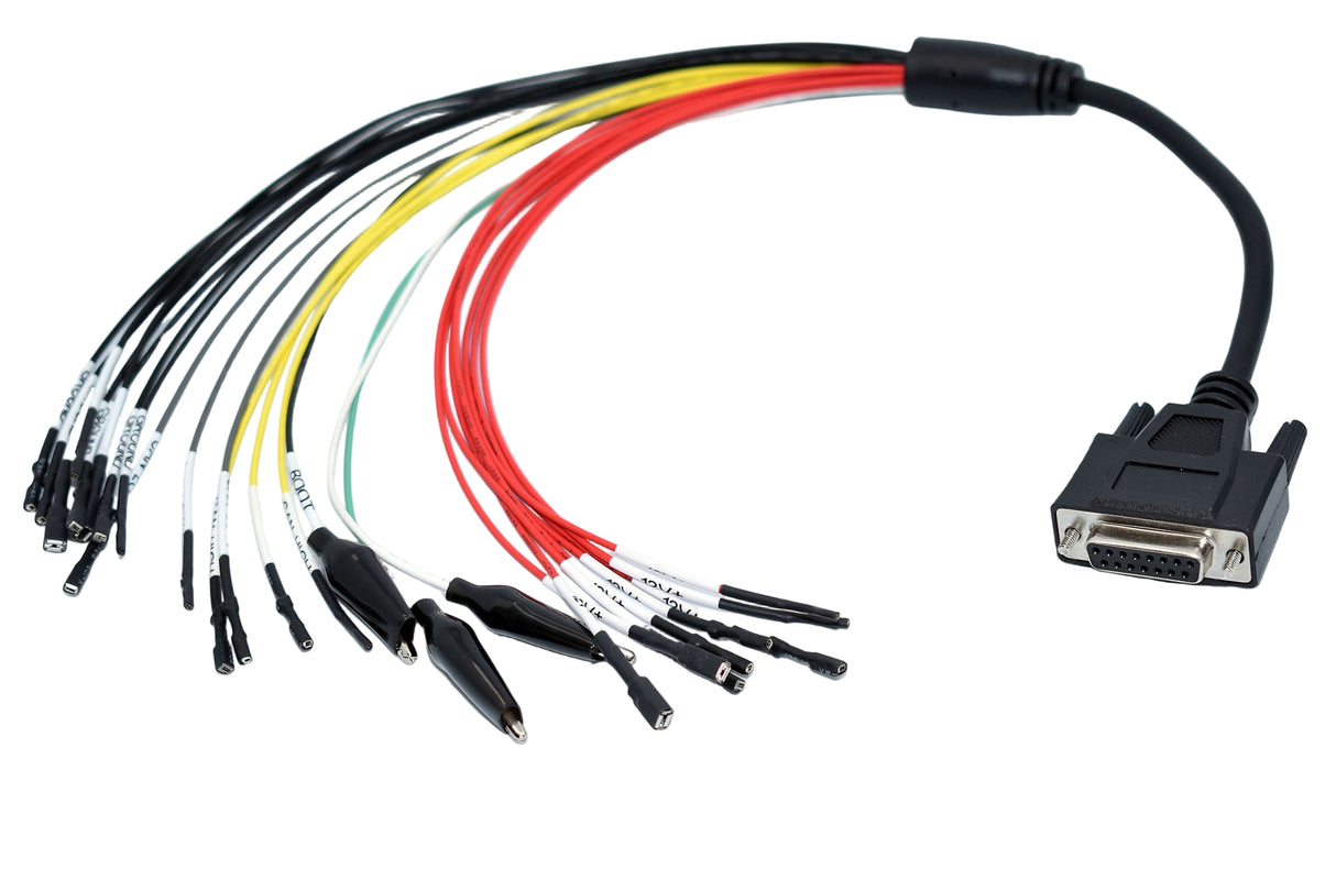 CMDFlash cable with Bosch MDG1 micro pins and assorted connectors