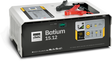 Front view of the GYS 024632 Batium 15.12 smart battery charger showing the 6V and 12V interface panels and control buttons.