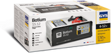 GYS Batium 15.12 automatic charger connected safely to a 12V car battery without disconnecting the vehicle terminals.