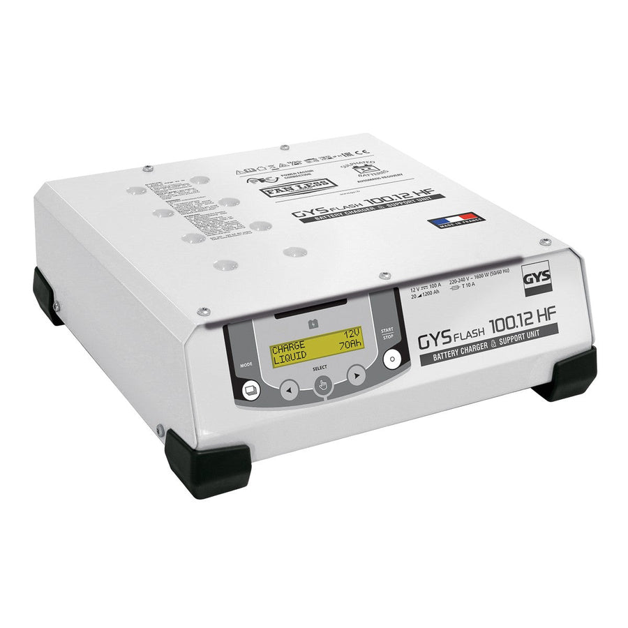GYSFLASH 100.12 HF 100A Battery Support Charger – 5m Cables