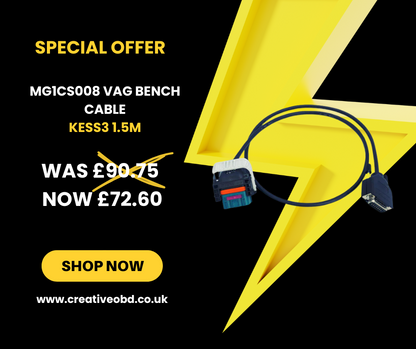 SPECIAL OFFER - MG1CS008 VAG Bench Cable KESS3 1.5M