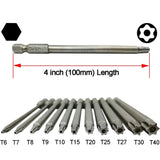 11 Pcs Steel Torx Magnetic Screwdriver Set, 100mm