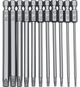 11 Pcs Steel Torx Magnetic Screwdriver Set, 100mm