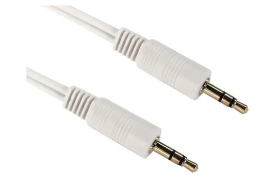 3.5mm Jack Lead, White, 2m