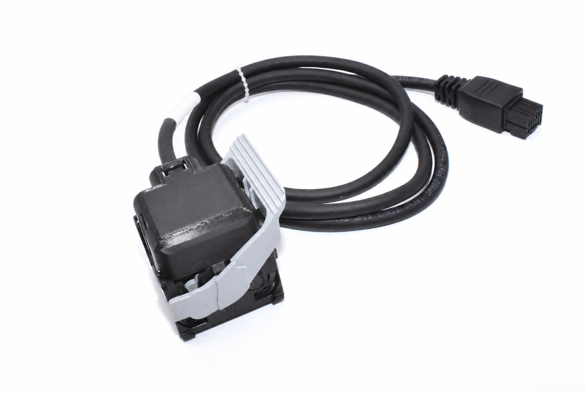 Representative Ford Bosch MG1CS019 KESS3 bench cable with ECU label text removed