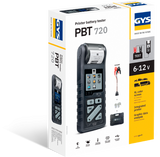 GYS PBT 720 printer battery tester packaging on a white background