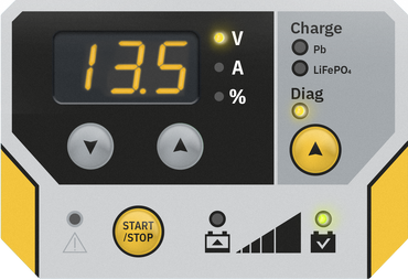 DIAG-BATIUM 100-12 FV: Professional Battery Support & Charger