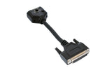 The Genius to Autotuner adapter showing the Dimsport tool connection and Autotuner bench cable connection