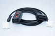 Toyota LC150 to OBD 1.5 m cable with twin ECU connectors and inline power controls