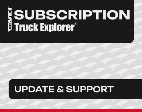 AutoVEI Truck Explorer 12-month update and support subscription