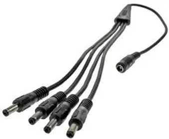DC Extension Splitter Cable, 1-4 Way