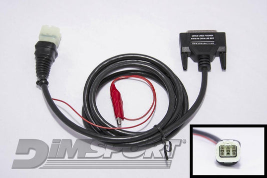 Dimsport KTM 6 Pin Diagnostic Connector for Keihin ECUs, F32GN054