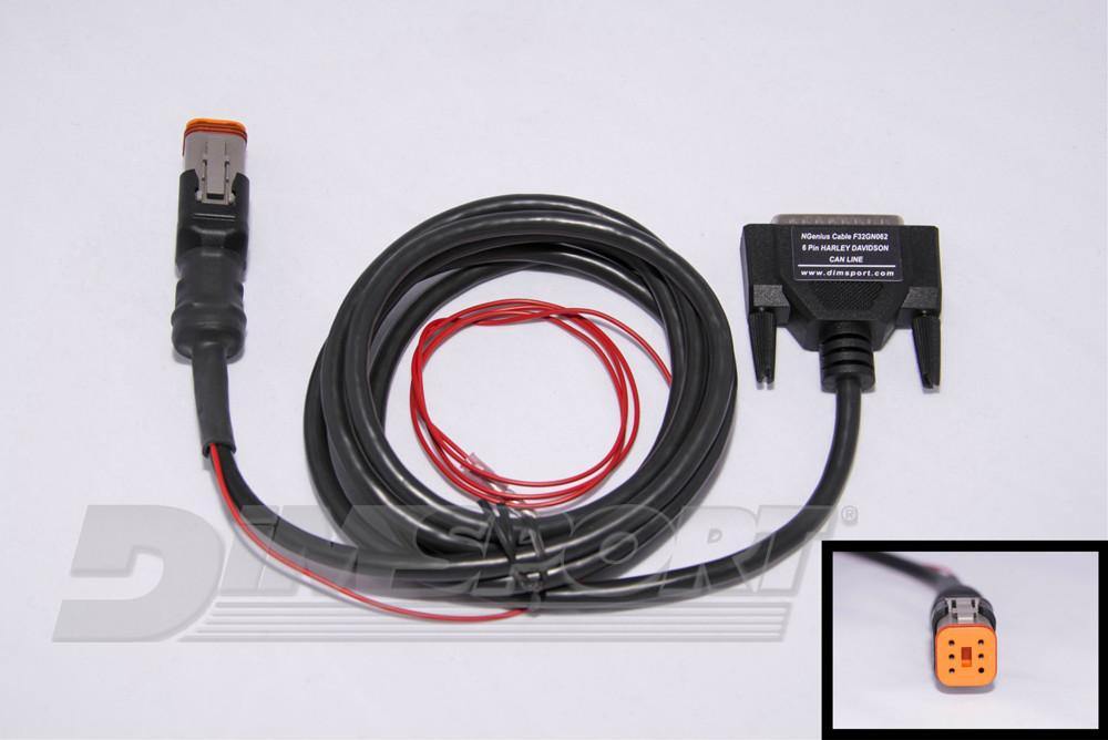 Dimsport HARLEY DAVIDSON 6 pin diagnostic connector, F32GN062