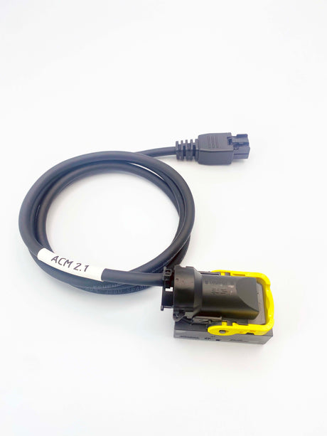 Cable Mercedes Truck Temic ACM2.1 Cable to establish a connection with Mercedes Truck equipped with Temic ACM2.1. ECUs. replacement Cable for 144300T117 / F34NTA20 made by COBD